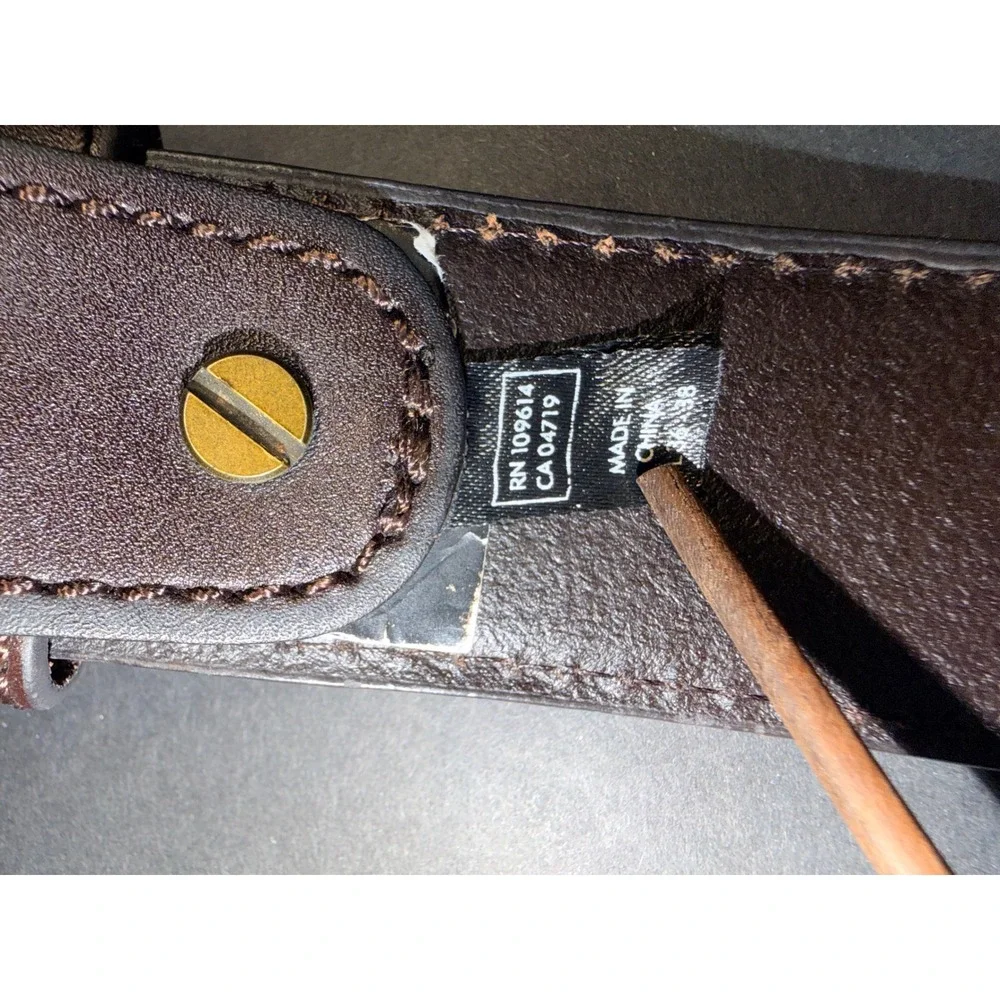 5.11 Tactical Men Brown Leather Casual Belt 1.5 Inch Model 59501 Size L 36-38